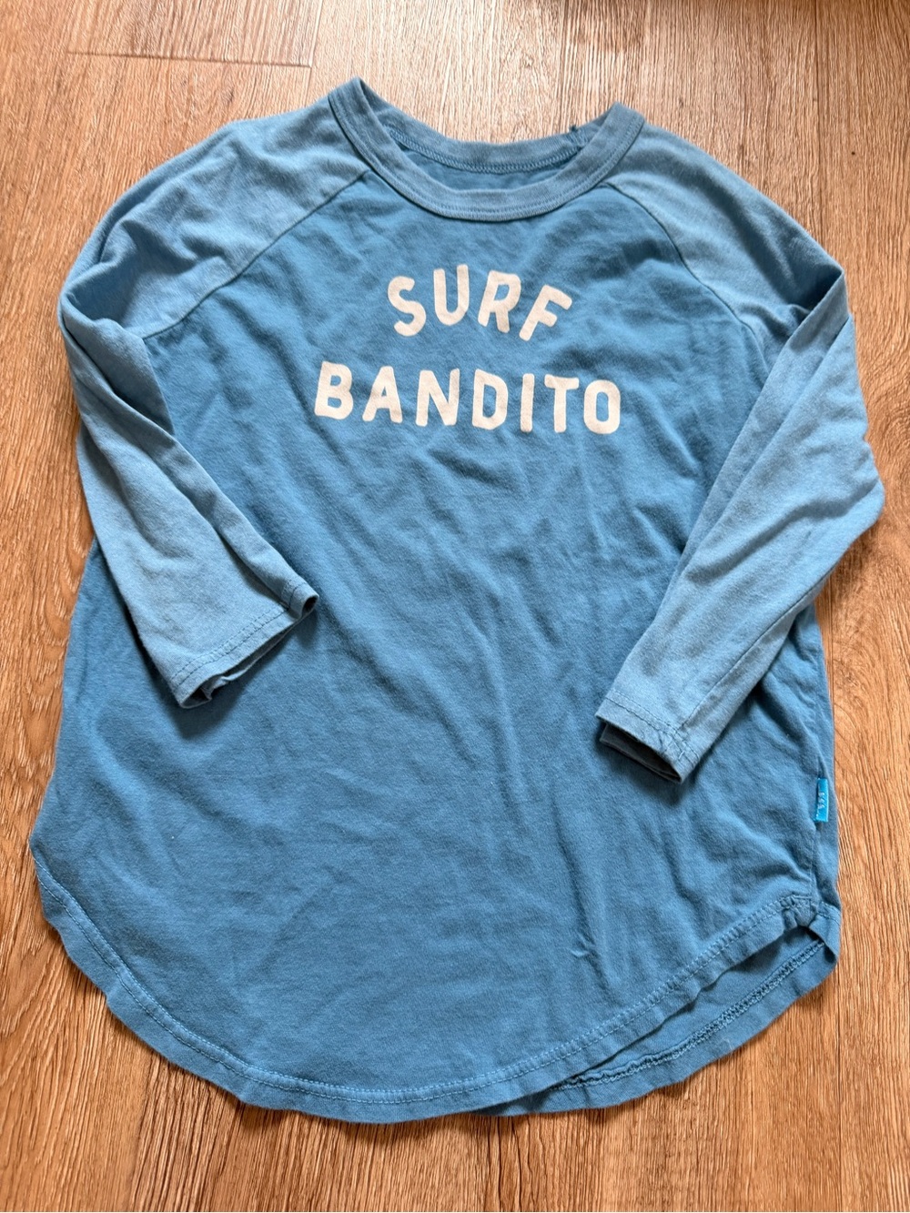 Surf Bandito Kids Blue Long-Sleeve Graphic Tee 0134